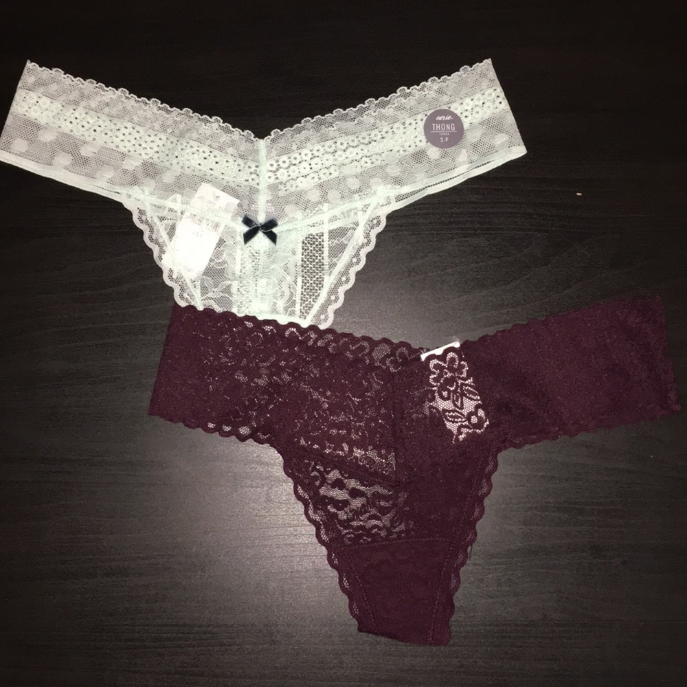 Aerie Lacy Thongs in Different Colors
